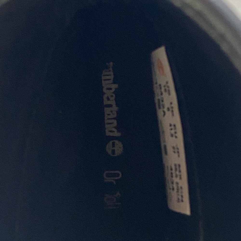 Timberland Black Leather Suede Glancy 3.5” Heel 8432A 4834 Size 10 EUC - Picture 16 of 16